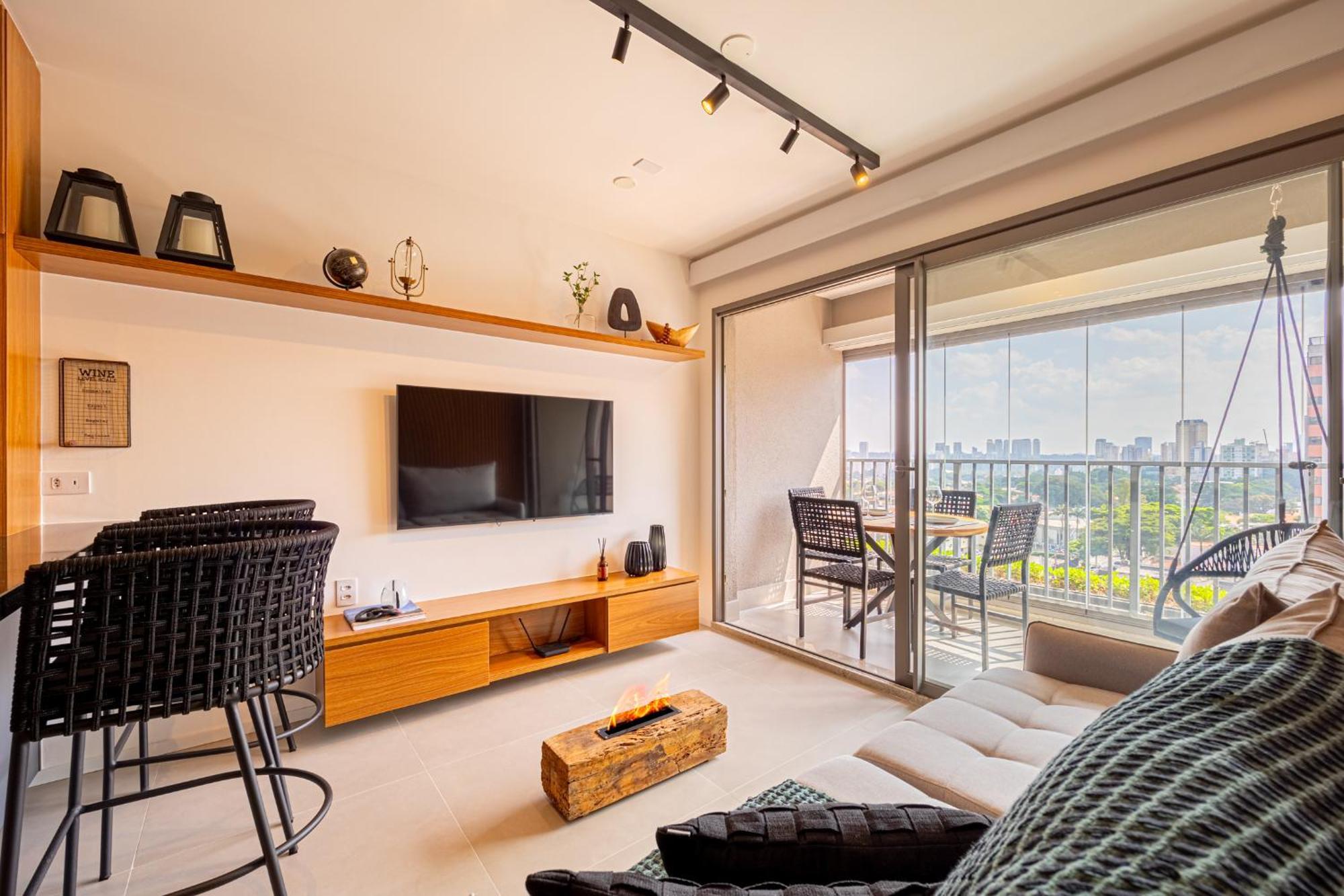 Apartamento Easy Star - Fabuloso No Coracao De Moema - Gu01i São Paulo